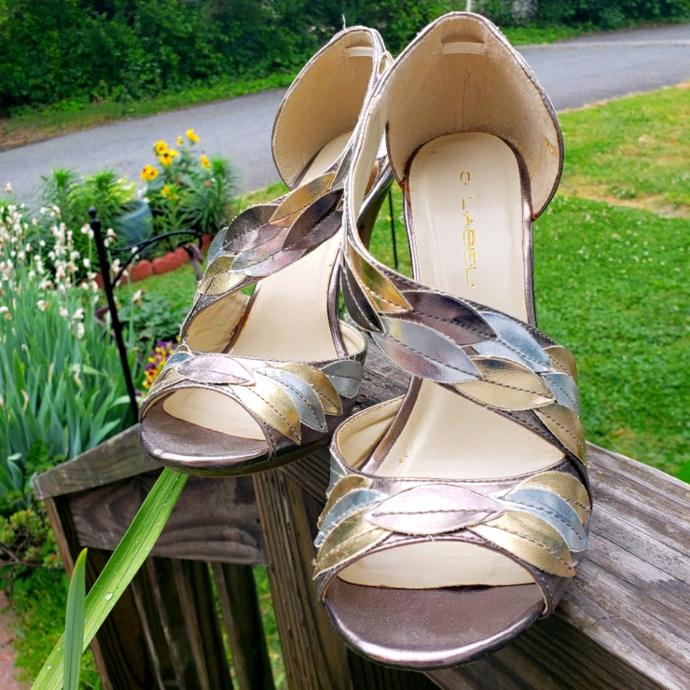 Evening/Wedding Sandals - Pewter